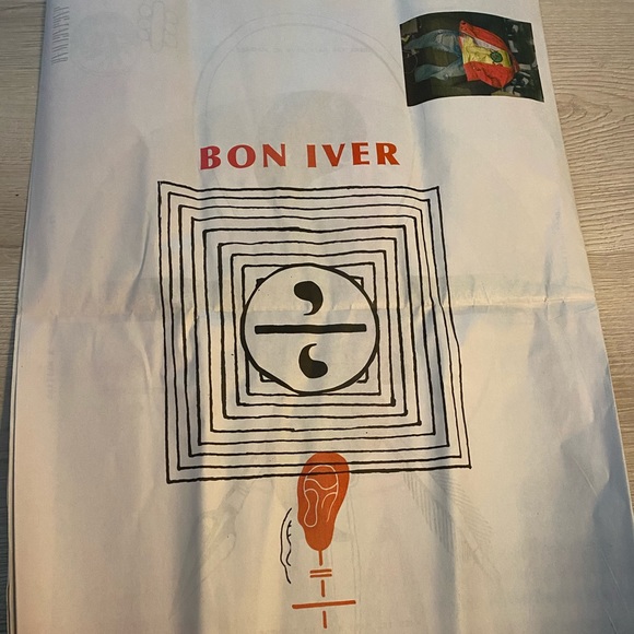 Bon Iver Limited Edition 22, A Million Newspapers - Picture 3 of 4
